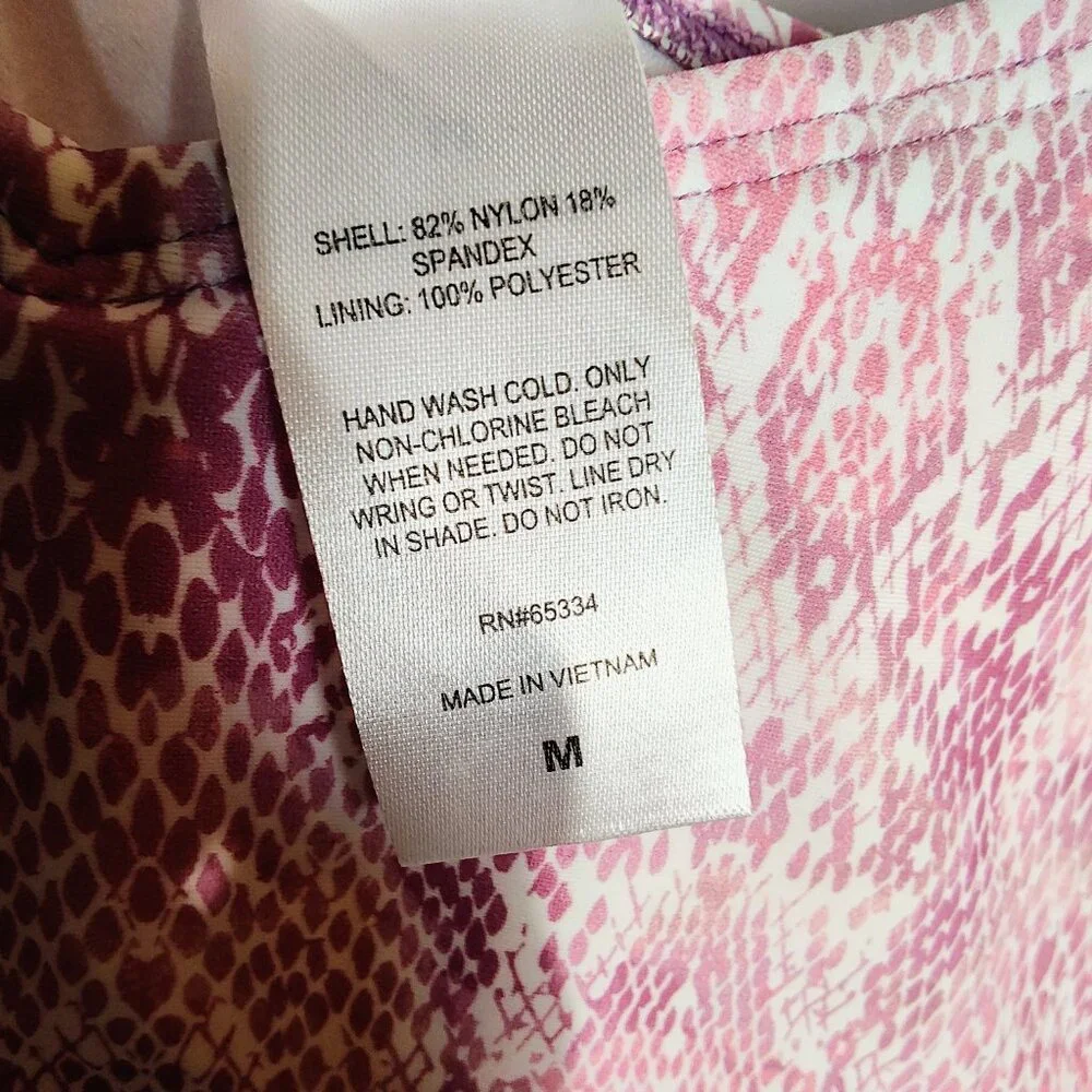 Salt‎ + Cove Women's Medium One-Piece Snake Print Swimsuit NWT